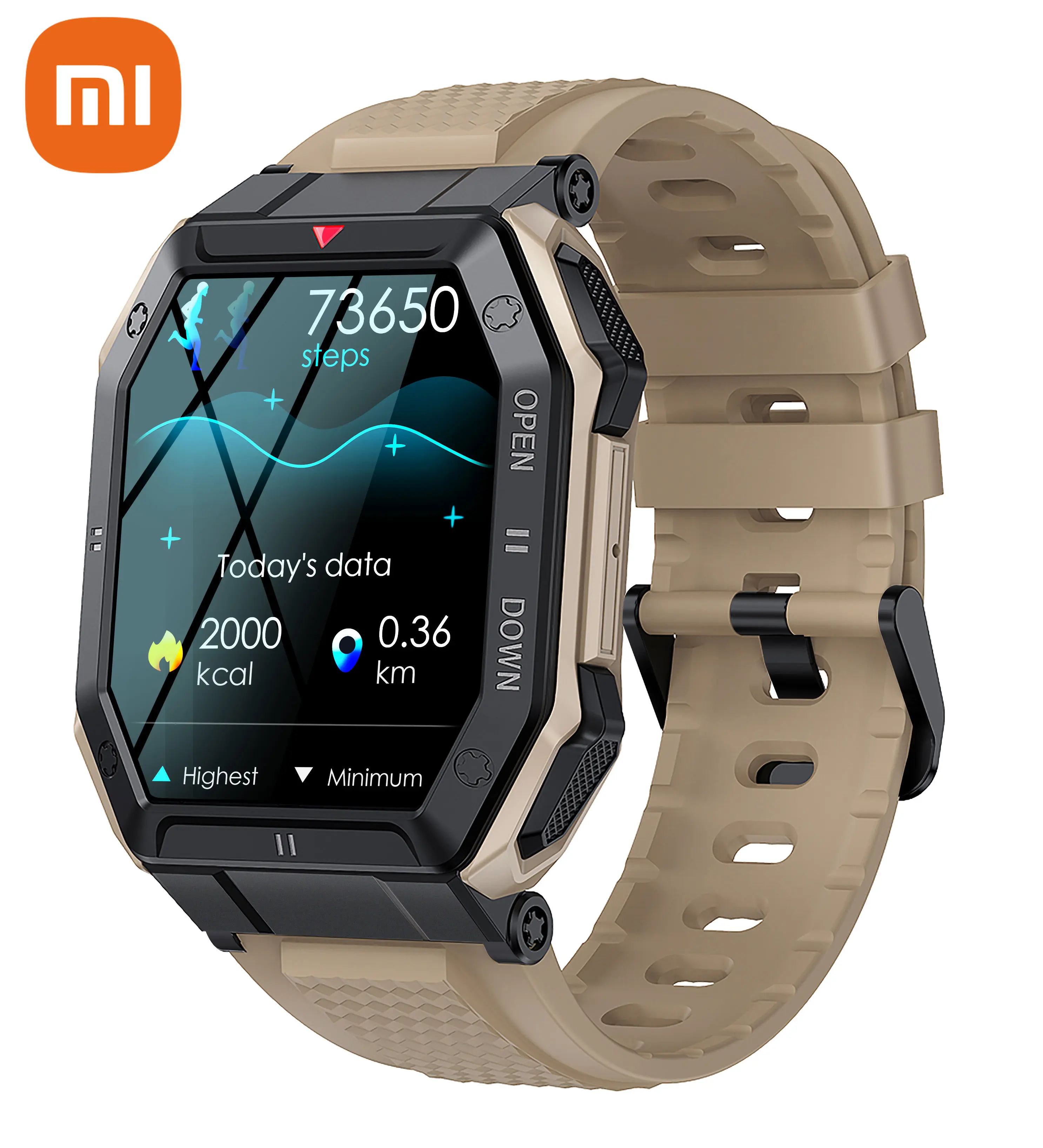 Xiaomi 1.85inch 2022 New Military Smart Watch Men Bluetooth Call 350mAh 24H Healthy Monitor Outdoor IP68 Original Smartwatch
Xiaomi 1.85inch 2022 New Military Smart Watch Men Bluetooth Call 350mAh 24H Healthy Monitor Outdoor IP68 Original Smartwatch