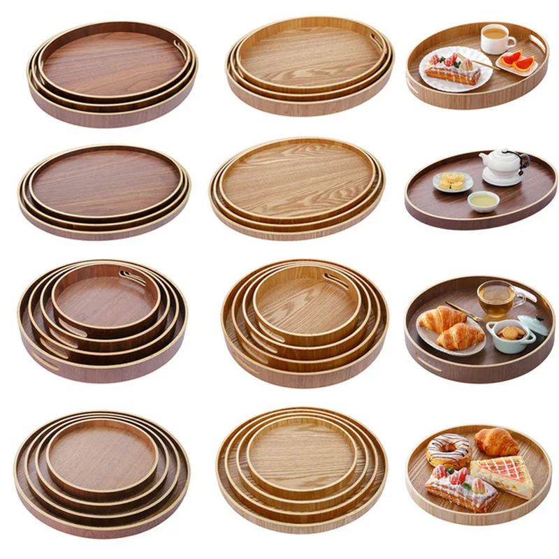 Round/Oval/rectangular Serving Tray Wooden Wood Plate Tea Home Food Dishe Drink Platter Food Plate Dinner Handle Storage Tray
Round/Oval/rectangular Serving Tray Wooden Wood Plate Tea Home Food Dishe Drink Platter Food Plate Dinner Handle Storage Tray