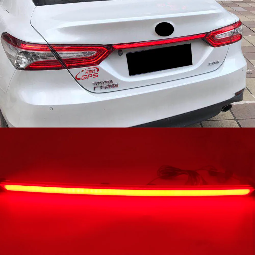 Car flashing 1PCS Rear Bumper Tail Light Red LED Taillight Reflector Brake Lamp turn Signal For Toyota Camry 2018 2019 2020
Car flashing 1PCS Rear Bumper Tail Light Red LED Taillight Reflector Brake Lamp turn Signal For Toyota Camry 2018 2019 2020