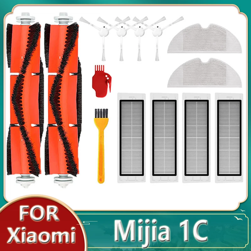 Hepa Filter Main Side Brush Mop Cloth For Xiaomi Mijia 1C 1T Mi Robot Vacuum Mop Robotic Vacuum Cleaner Accessories Replacement
Hepa Filter Main Side Brush Mop Cloth For Xiaomi Mijia 1C 1T Mi Robot Vacuum Mop Robotic Vacuum Cleaner Accessories Replacement