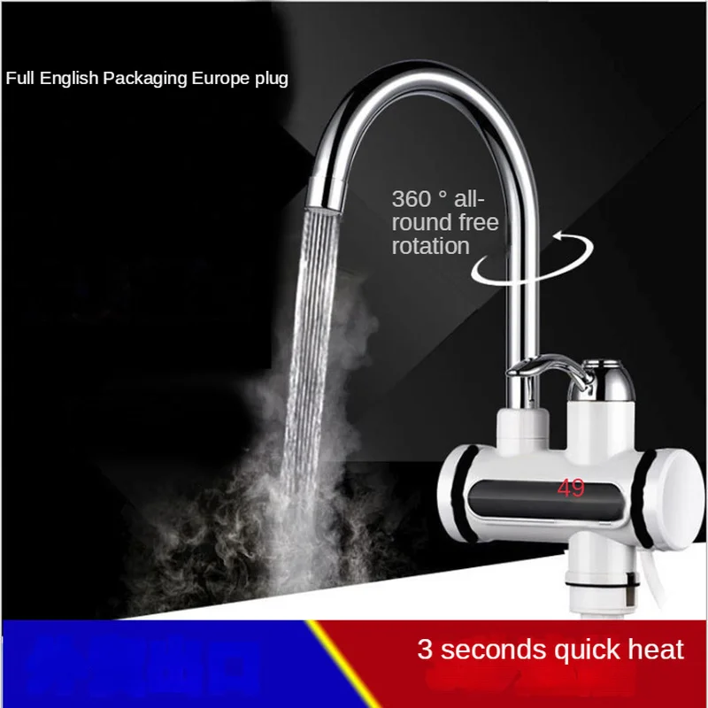 Electric Faucet Water Heater Temperature Display Instant Hot Water heaters Kitchen Tankless water heating
Electric Faucet Water Heater Temperature Display Instant Hot Water heaters Kitchen Tankless water heating