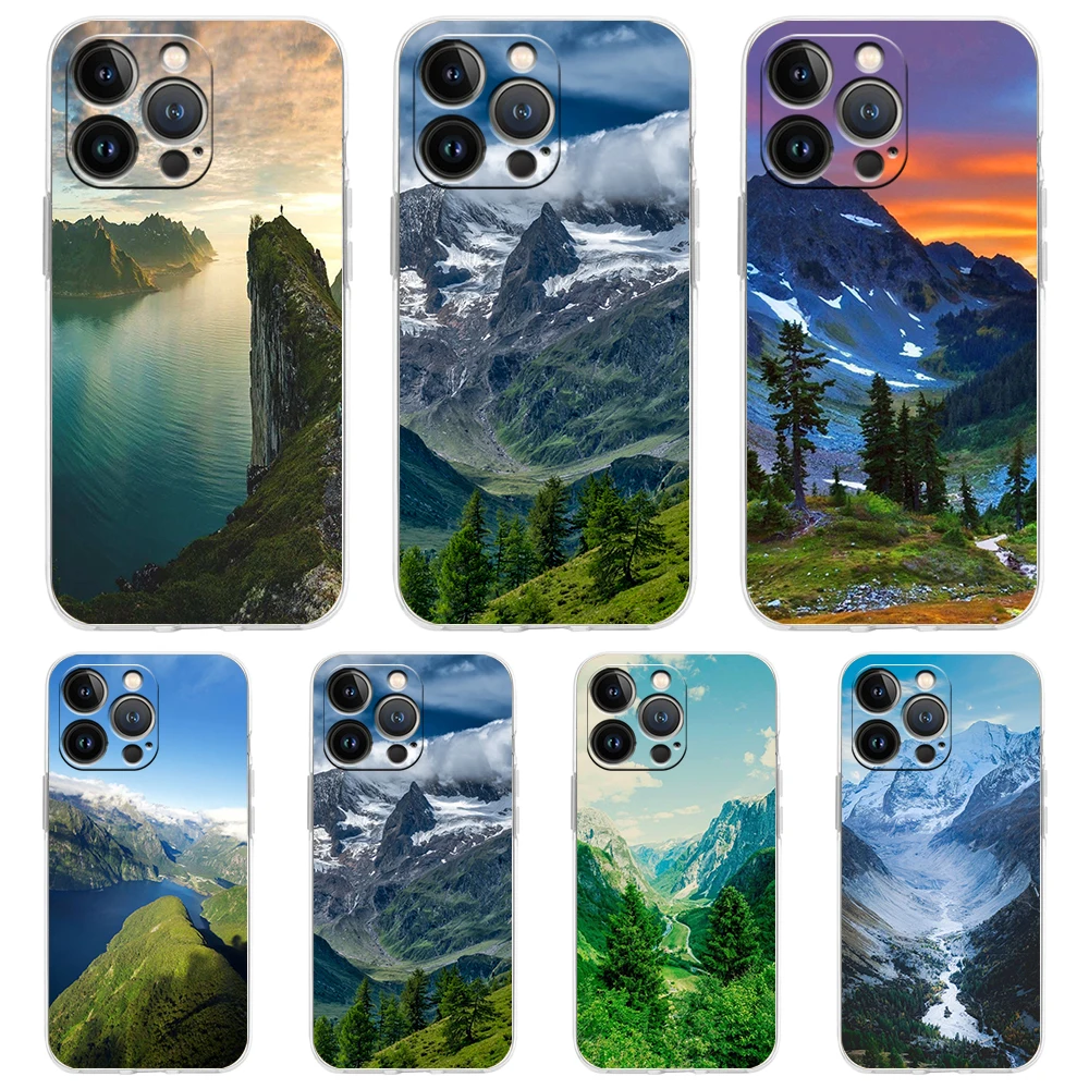 Travel Mountain Sea Transparent Silicone Phone Case For iPhone 14 13 12 11 Pro Max 8 7 Plus X XS Max XR SE 2020 Bag Coque Shell
Travel Mountain Sea Transparent Silicone Phone Case For iPhone 14 13 12 11 Pro Max 8 7 Plus X XS Max XR SE 2020 Bag Coque Shell