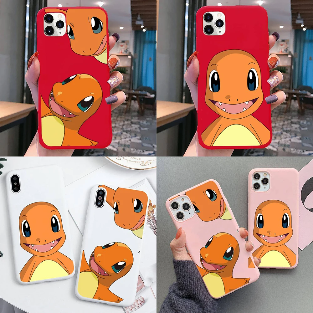 Pokemon Charmander Phone Case For iphone 13 12 11 Pro Max Mini XS 8 7 6 6S Plus X SE 2020 XR Matte Candy Pink Silicone cover
Pokemon Charmander Phone Case For iphone 13 12 11 Pro Max Mini XS 8 7 6 6S Plus X SE 2020 XR Matte Candy Pink Silicone cover