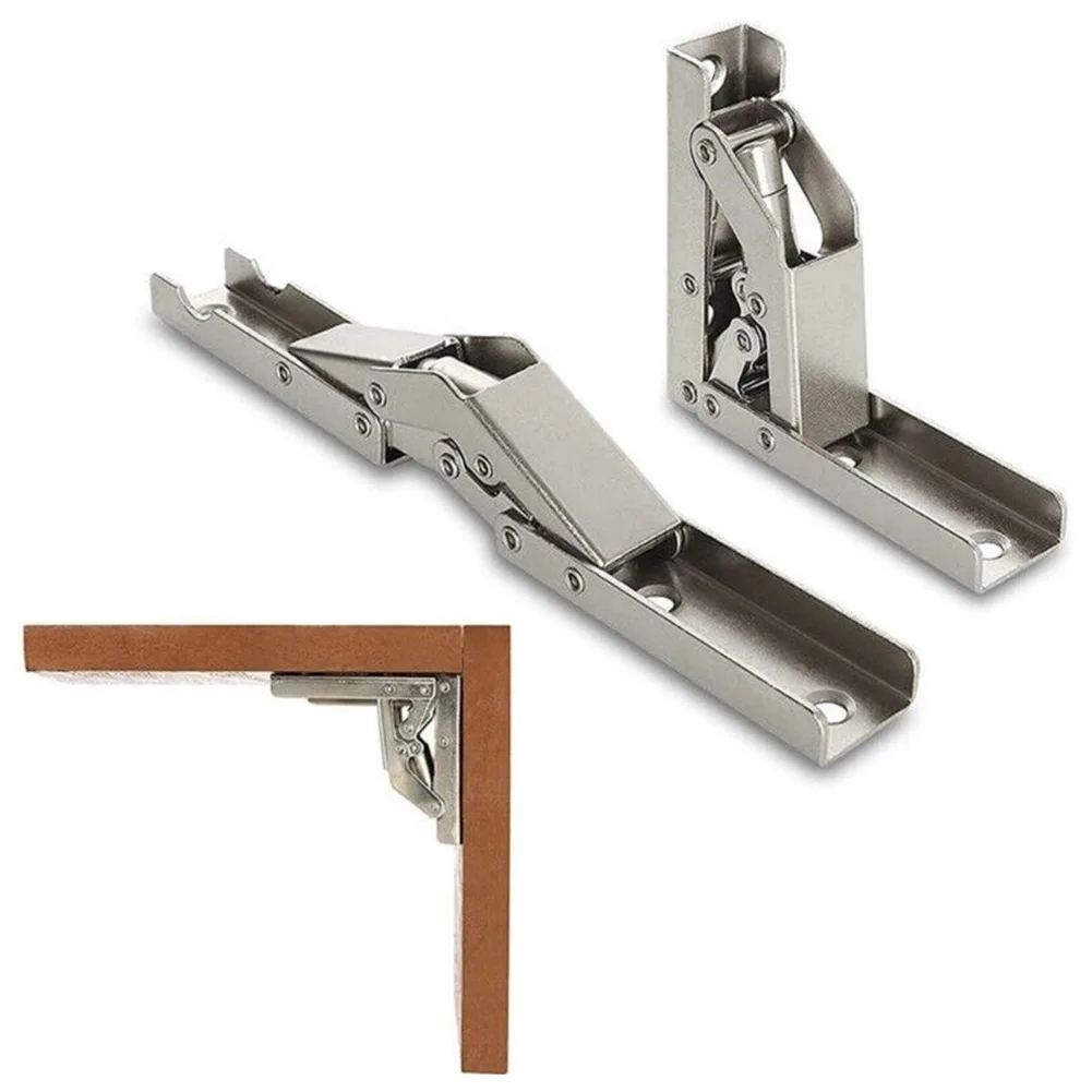 2Pcs 90 Degree Self-Locking Folding Hinges Brackets Wall Mounted Triangle Folding Angle Bracket Bench Table Shelf Bracket
2Pcs 90 Degree Self-Locking Folding Hinges Brackets Wall Mounted Triangle Folding Angle Bracket Bench Table Shelf Bracket