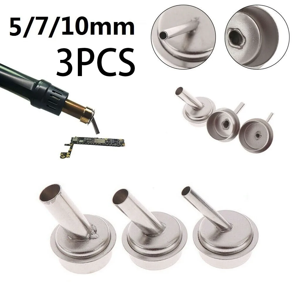 3pcs Different Angles Nozzle For Quick Hot Air SolderingGun Rework Station 861DW Phone And Laptop Repair Welding Nozzles
3pcs Different Angles Nozzle For Quick Hot Air SolderingGun Rework Station 861DW Phone And Laptop Repair Welding Nozzles