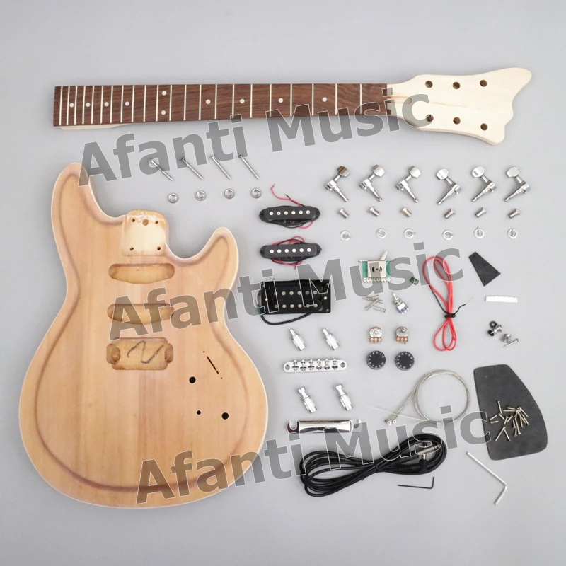 Afanti Guitar Kit Body Semi-finished Unfinished Part Neck Music Time Machine DIY Electric Guitarra Kit (ATM-002)
Afanti Guitar Kit Body Semi-finished Unfinished Part Neck Music Time Machine DIY Electric Guitarra Kit (ATM-002)