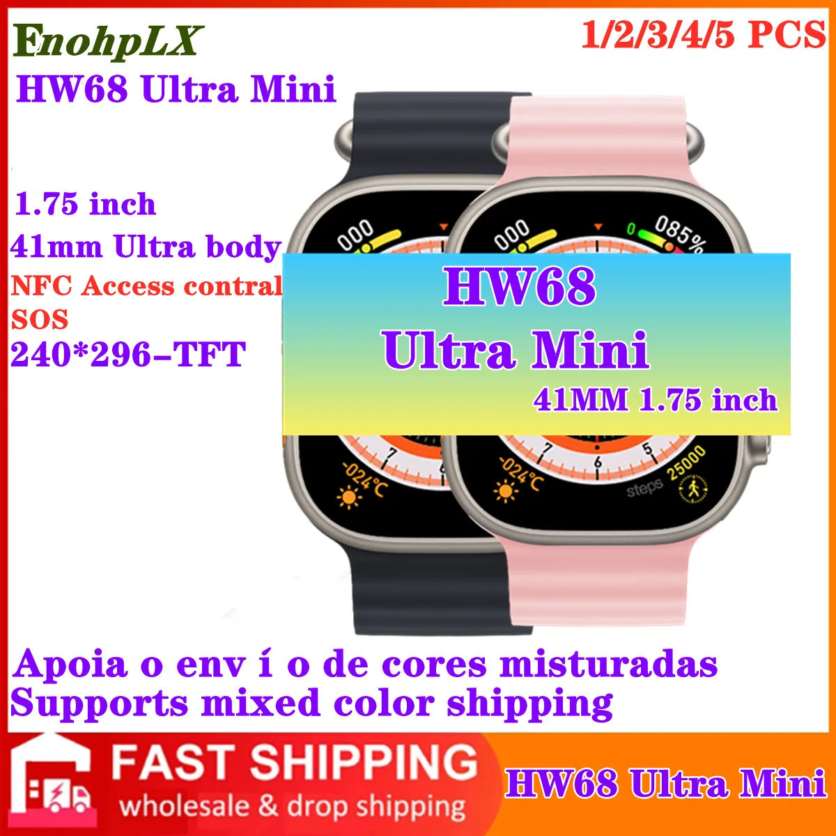 2023 New 41MM Iwo HW68 Ultra Mini Smart Watch Series 8 Wireless Charge 1.75 inch Nfc Fitness Tracking Voice Asistant SmartWatch
2023 New 41MM Iwo HW68 Ultra Mini Smart Watch Series 8 Wireless Charge 1.75 inch Nfc Fitness Tracking Voice Asistant SmartWatch