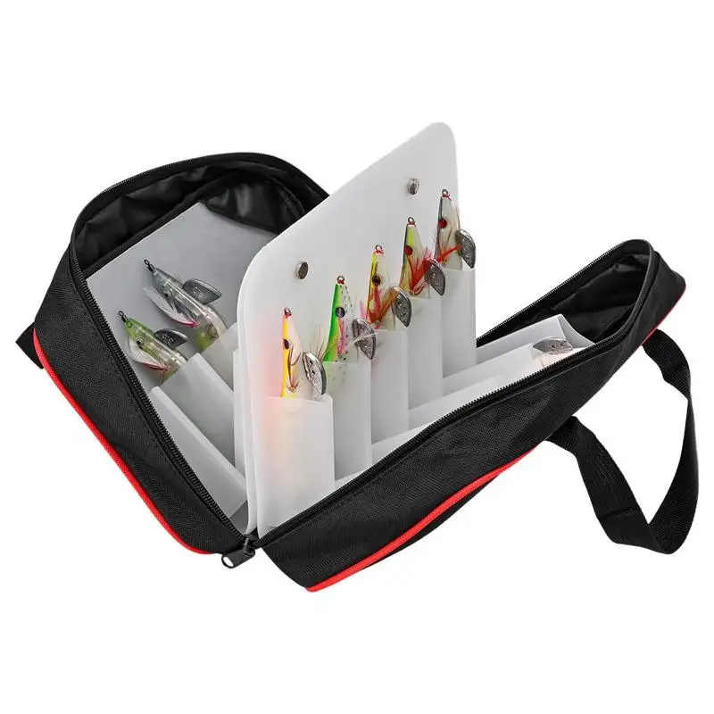 Fishing Lure Storage Case Lure Wrap Bag Saltwater Resistant Tackle Bag Separate Space Reusable Zipper Design Sea Fishing Gift
Fishing Lure Storage Case Lure Wrap Bag Saltwater Resistant Tackle Bag Separate Space Reusable Zipper Design Sea Fishing Gift