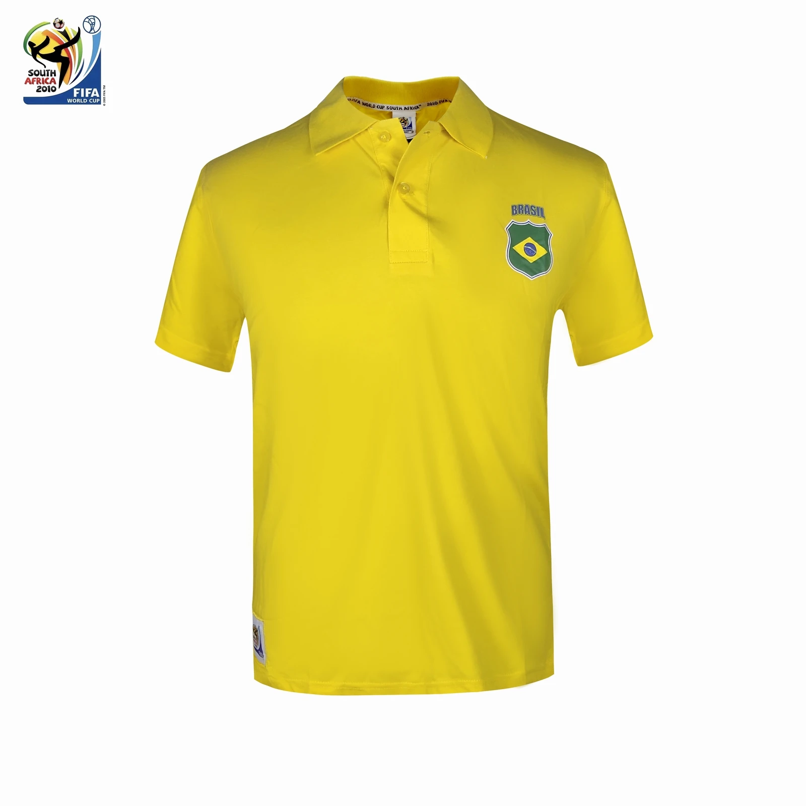 Official 2010 South Africa world cup Brazil football shirt commemorative men's T-shirt pure cotton collar Limited
Official 2010 South Africa world cup Brazil football shirt commemorative men's T-shirt pure cotton collar Limited