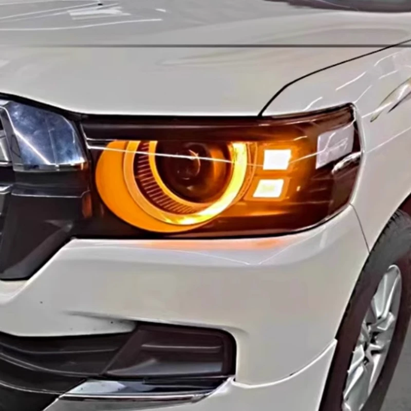 Suitable for 16-21 Land Cruiser modified Defender laser lens LED daytime running lights
Suitable for 16-21 Land Cruiser modified Defender laser lens LED daytime running lights