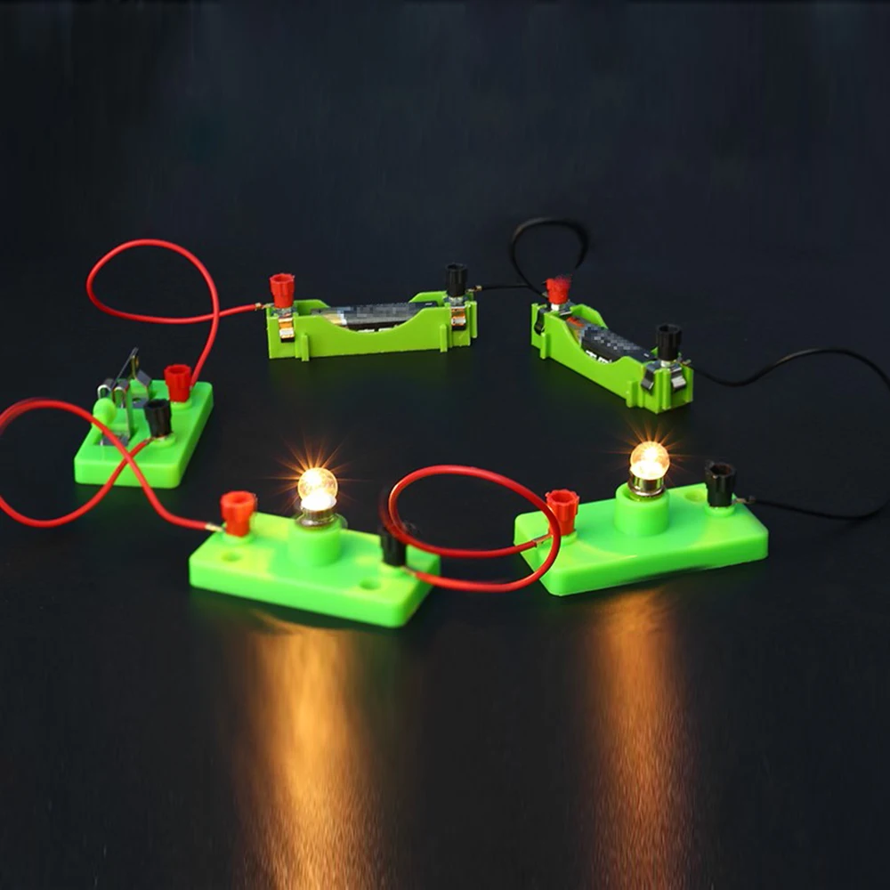 Kids Basic Circuit Electricity Learning Kit Physical Scientific DIY Toys STEM Experiment Teaching Hands-on Ability Toy
Kids Basic Circuit Electricity Learning Kit Physical Scientific DIY Toys STEM Experiment Teaching Hands-on Ability Toy