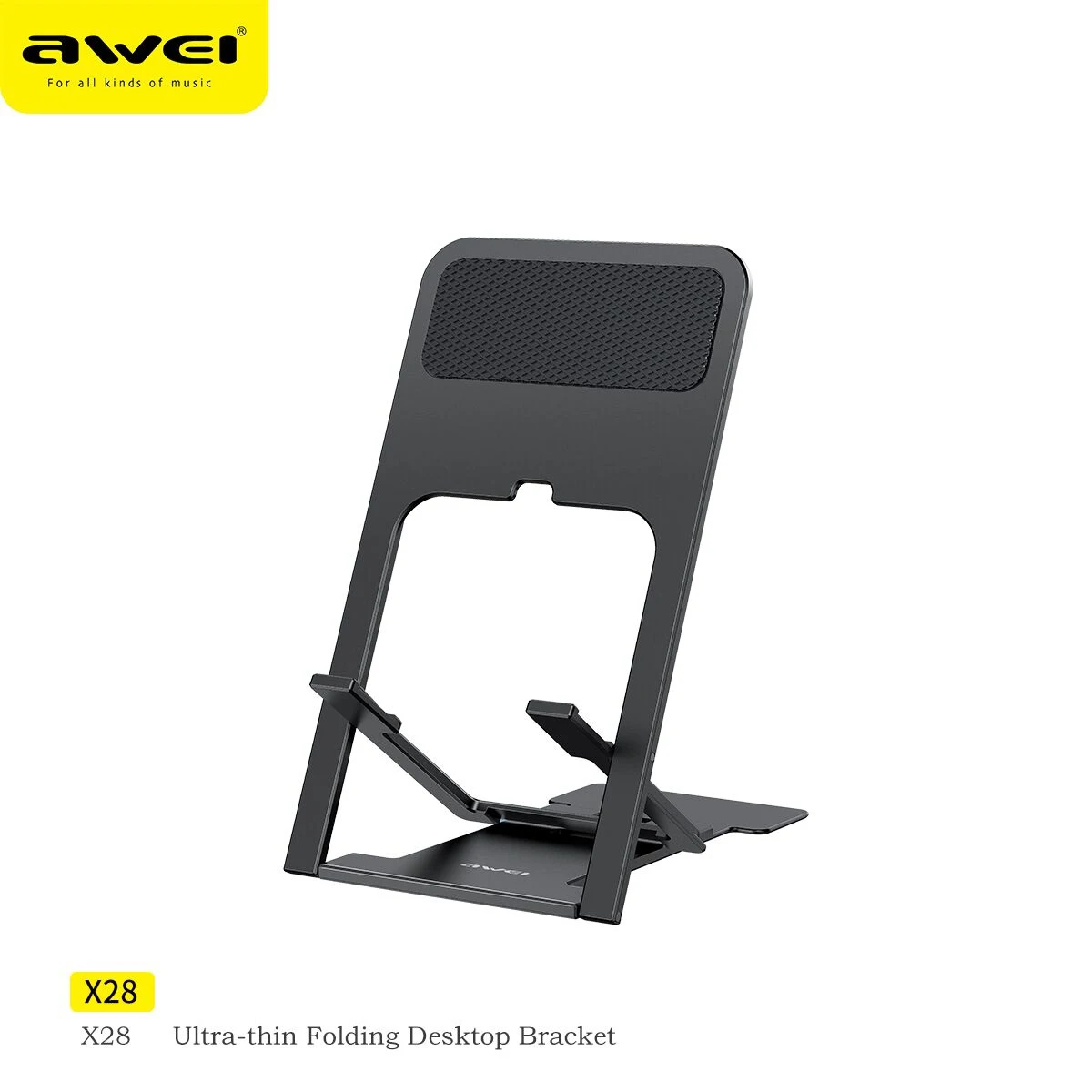 Awei X28 Ultra-thin Foldable Desktop Holder Portable Mini Mobile Phone Stand iPad Desk Tablet Bracket Cell Phone Accessories
Awei X28 Ultra-thin Foldable Desktop Holder Portable Mini Mobile Phone Stand iPad Desk Tablet Bracket Cell Phone Accessories