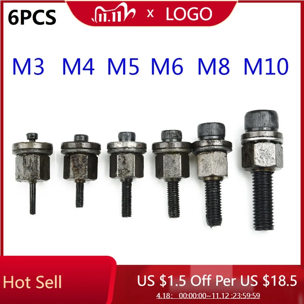 1/3/6 Pcs Riveter Nut Gun Head Set Riveter Tool Mandrel M3 - M10 Hand Rivet Nut Kit Set For Electric Tools Accessories
1/3/6 Pcs Riveter Nut Gun Head Set Riveter Tool Mandrel M3 - M10 Hand Rivet Nut Kit Set For Electric Tools Accessories