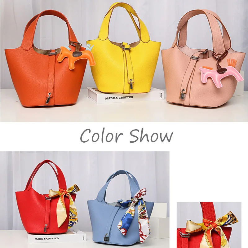 2022 Fashion Lychee Pattern PU Leather Bucket Bags Brand Design Light Luxury Lady Elegant Handbag Hobo Tote Bag
2022 Fashion Lychee Pattern PU Leather Bucket Bags Brand Design Light Luxury Lady Elegant Handbag Hobo Tote Bag
