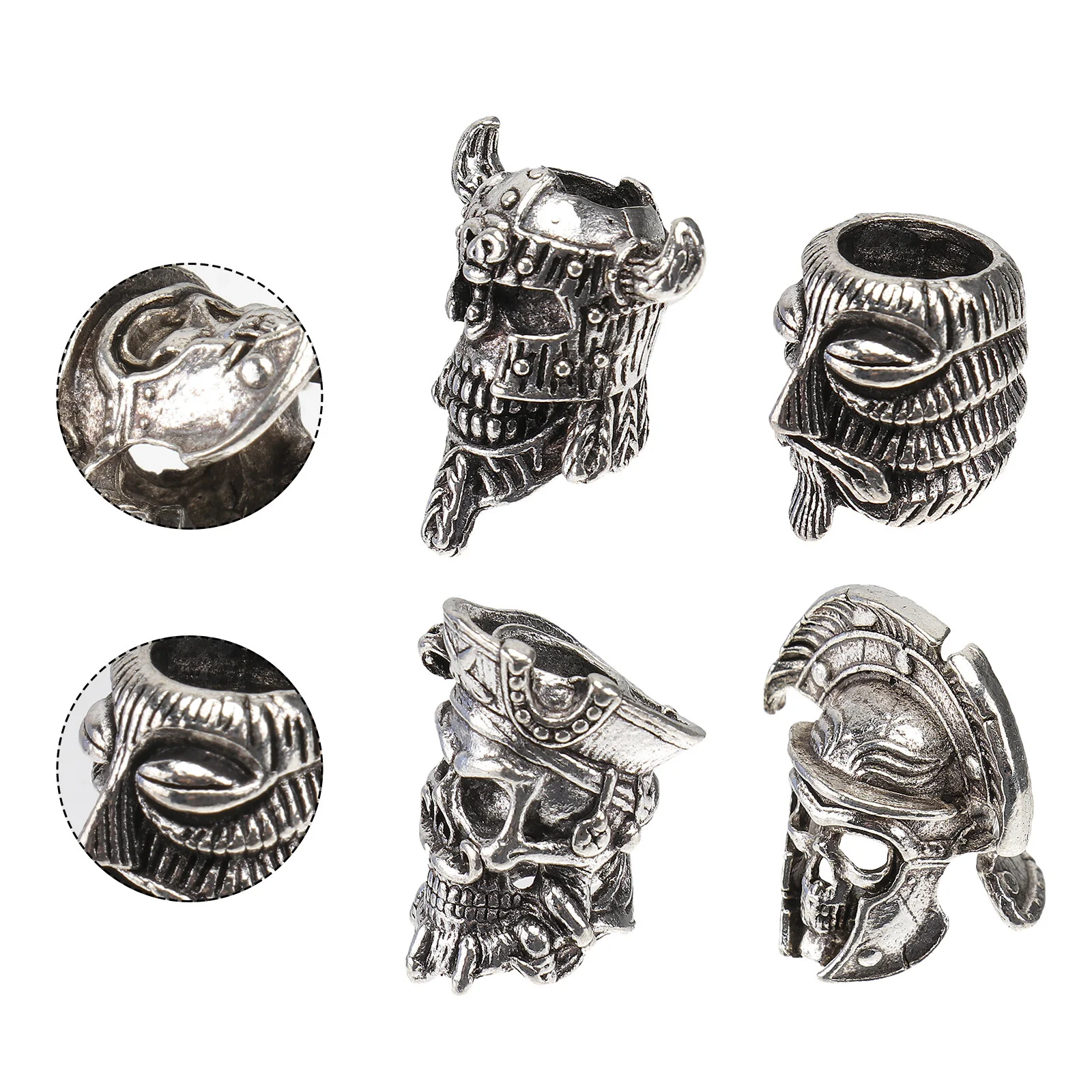 4 Pcs DIY Material Pendant Beads Hair Metal Charms Dreadlock Accessories Ancient Silver Jewelry Making
4 Pcs DIY Material Pendant Beads Hair Metal Charms Dreadlock Accessories Ancient Silver Jewelry Making