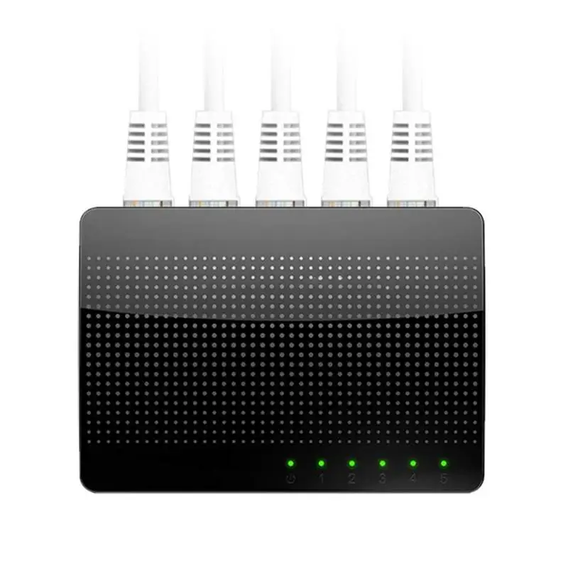 Пятипортовый гигабитный коммутатор Ethernet стандарта 2000 м, быстрая скорость передачи данных, соединение нескольких вычислительных устройств
Пятипортовый гигабитный коммутатор Ethernet стандарта 2000 м, быстрая скорость передачи данных, соединение нескольких вычислительных устройств
