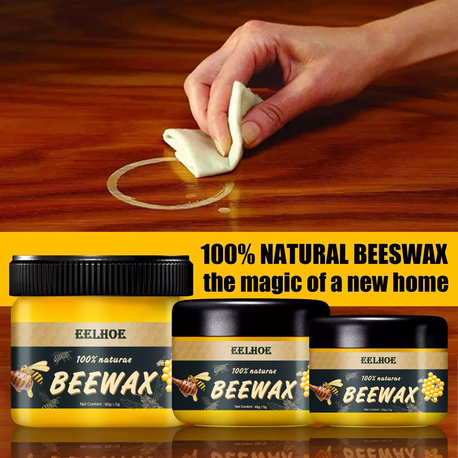 Wood Care Wax Solid Wood Furniture Polishing Seasoning Beeswax Polisher Waterproof Furniture Care Maintenance Beeswax
Wood Care Wax Solid Wood Furniture Polishing Seasoning Beeswax Polisher Waterproof Furniture Care Maintenance Beeswax