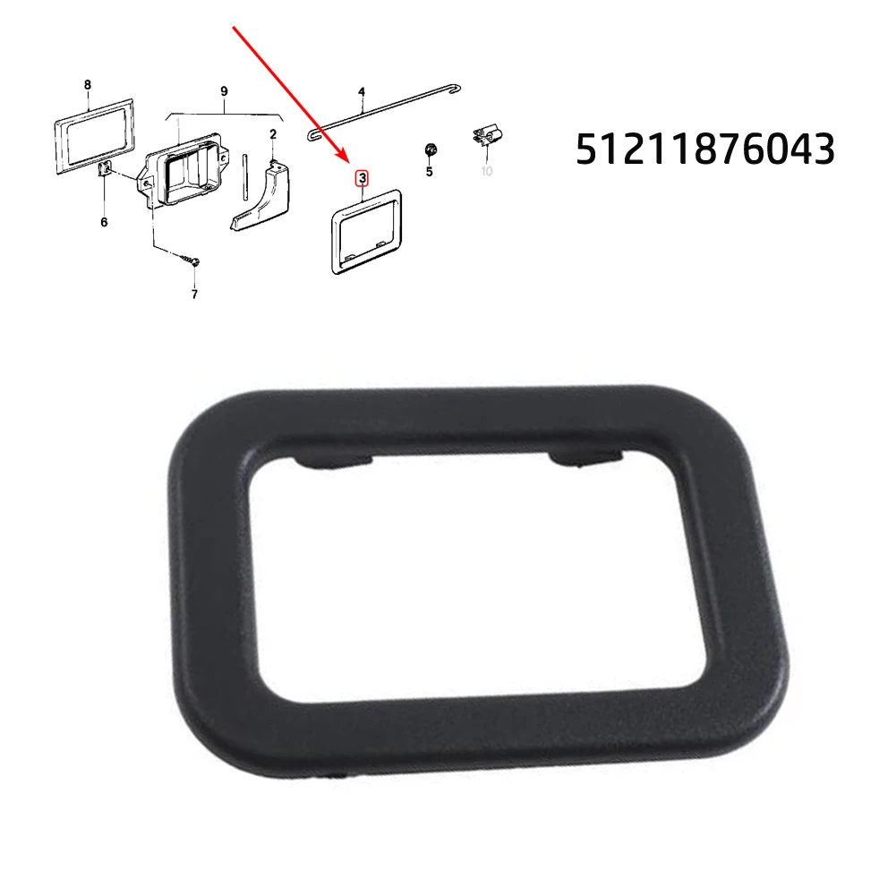 Interior Door Handle Cover Overlay Door Inner Handle Movable Top Handle Trim Bezel For BMW E30 E28 E24 E23 51211876043
Interior Door Handle Cover Overlay Door Inner Handle Movable Top Handle Trim Bezel For BMW E30 E28 E24 E23 51211876043