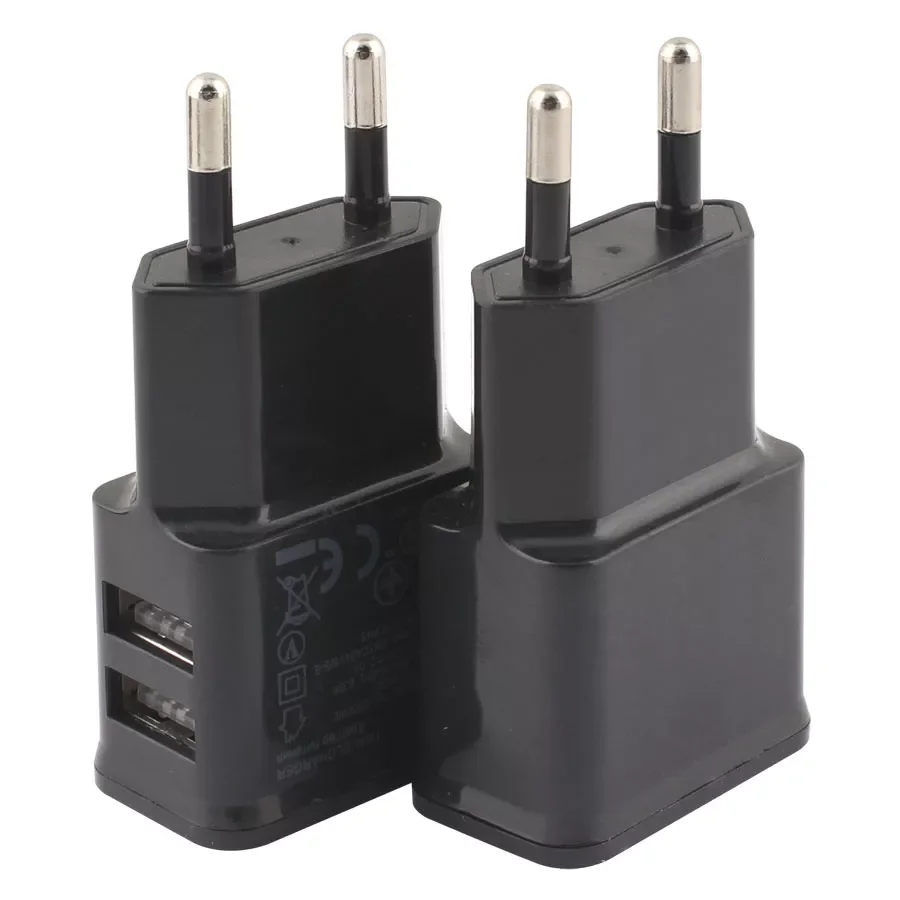 2.0A Plug Dual Double USB Universal mobile phone charger Wall AC Power Charger Home or Travel For iphone xs xr xsmax ipad
2.0A Plug Dual Double USB Universal mobile phone charger Wall AC Power Charger Home or Travel For iphone xs xr xsmax ipad