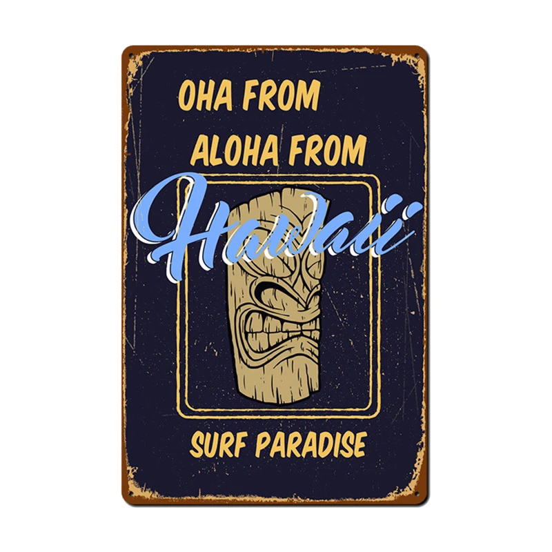 Aloha Tiki Bar Poster Tin Sign Vintage Beach Party Bar Pub Wall Decor Metal Plate Retro Hawaii Surfing Plaques Wall Farmhouse 1
Aloha Tiki Bar Poster Tin Sign Vintage Beach Party Bar Pub Wall Decor Metal Plate Retro Hawaii Surfing Plaques Wall Farmhouse 1