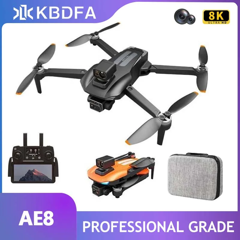 KBDFA AE8 Pro Max GPS Drone 8K Profesional Dual HD Camera Helicopter Distance 5KM Plane Brushless Obstacle Avoidance Quadcopter
KBDFA AE8 Pro Max GPS Drone 8K Profesional Dual HD Camera Helicopter Distance 5KM Plane Brushless Obstacle Avoidance Quadcopter