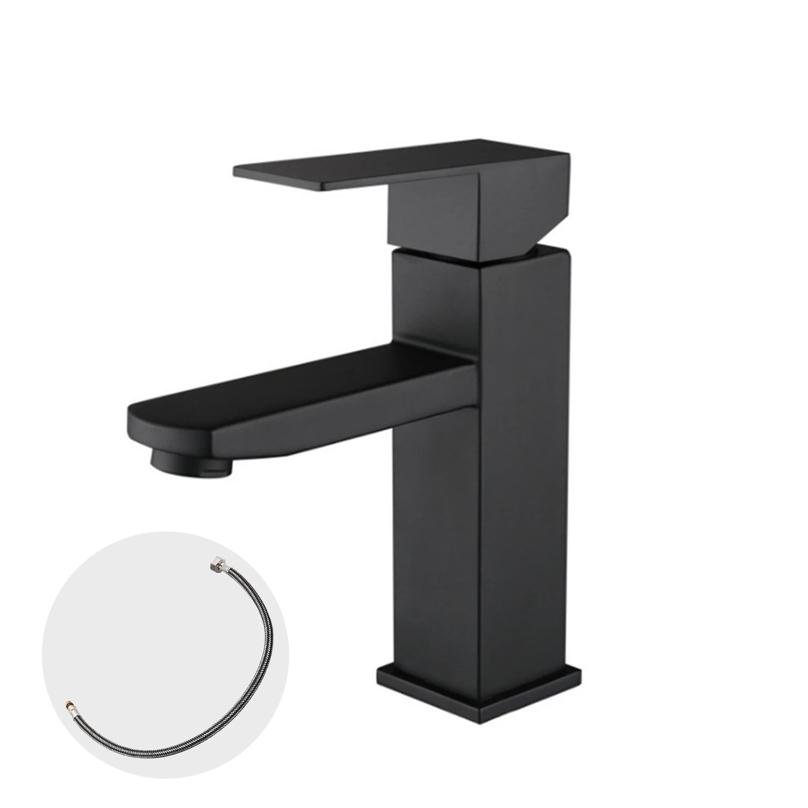 Easy Install Stainless Steel Home Hotel Hose Durable Bathroom Sink Splashproof Single Handle Universal Modern Solid Basin Faucet
Easy Install Stainless Steel Home Hotel Hose Durable Bathroom Sink Splashproof Single Handle Universal Modern Solid Basin Faucet