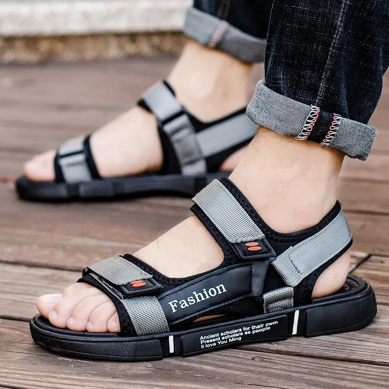 Boy Summer Sandals Men Breathable Comfortable Outdoor Sports Shoes Mens Gray Beach Shoes Open Toe Waterproof Flat Canvas Sandals
Boy Summer Sandals Men Breathable Comfortable Outdoor Sports Shoes Mens Gray Beach Shoes Open Toe Waterproof Flat Canvas Sandals