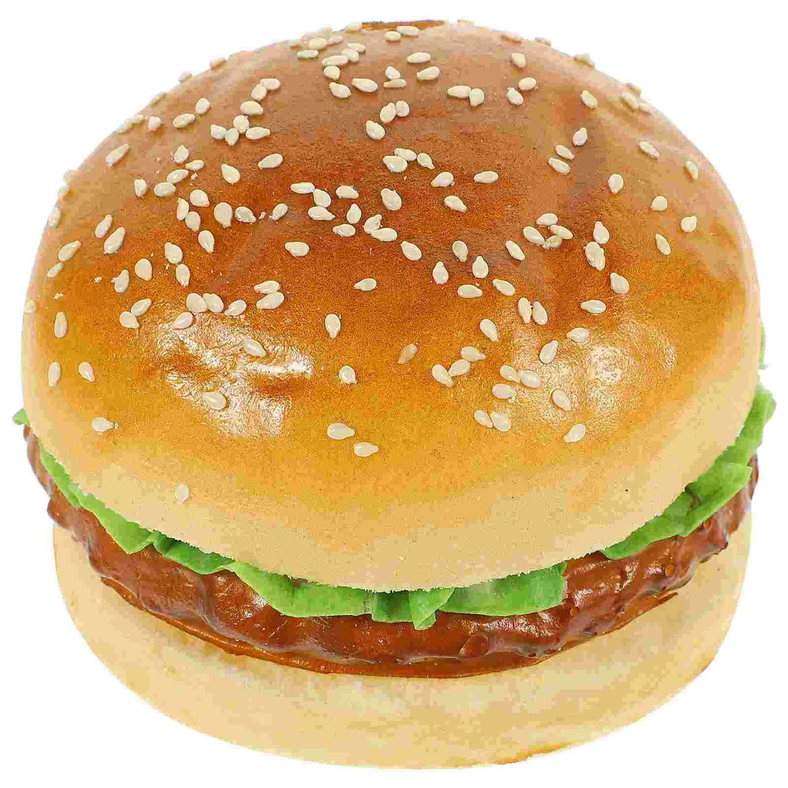 Burger Fake Toy Model Simulation Artificial Fast Prop Decoration Play Kitchen Pretend Photo Realistic Props Pu Bread Dog Bakery
Burger Fake Toy Model Simulation Artificial Fast Prop Decoration Play Kitchen Pretend Photo Realistic Props Pu Bread Dog Bakery