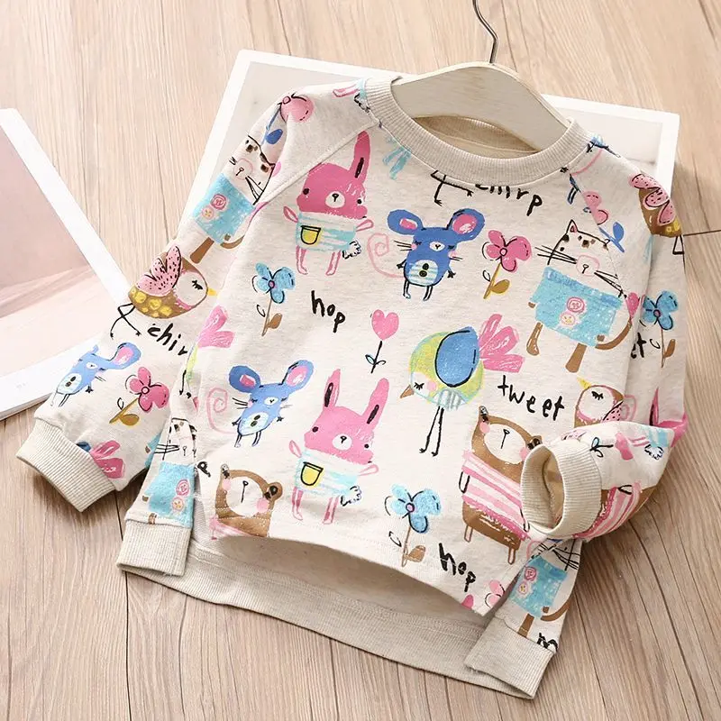 Laura Kors Arrivals Spring Autumn Children Long Sleeve O Neck Print Cartoon Khaki Girls T-shirt Child Tops Clothes 18M-7T
Laura Kors Arrivals Spring Autumn Children Long Sleeve O Neck Print Cartoon Khaki Girls T-shirt Child Tops Clothes 18M-7T