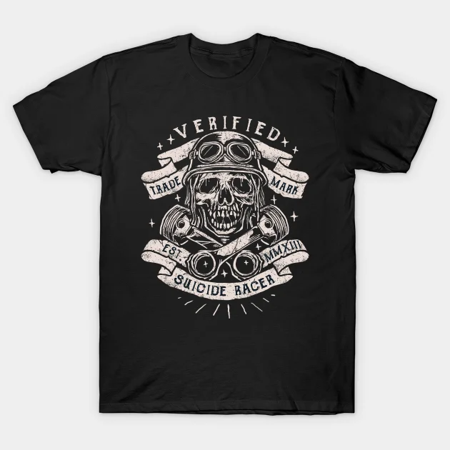 2021 Men/Women's Summer Black Street Fashion Hip Hop Suicide Racer Motorcycle T-shirt Cotton Tees Short Sleeve Tops
2021 Men/Women's Summer Black Street Fashion Hip Hop Suicide Racer Motorcycle T-shirt Cotton Tees Short Sleeve Tops
