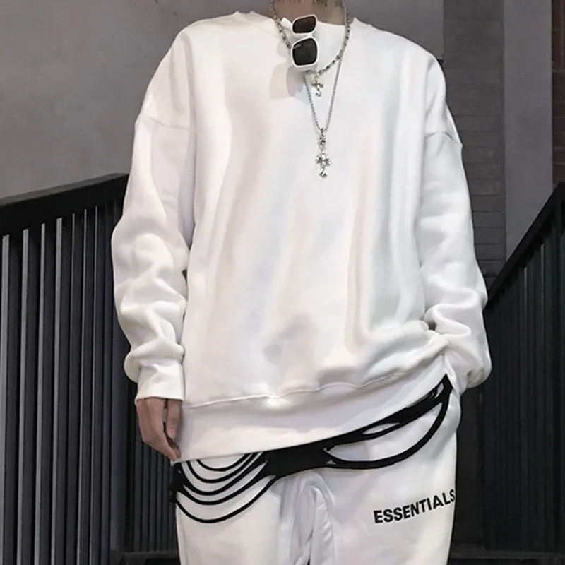 Lovers' Long Sleeved Sweater 2021 Autumn European And American Commercial Street Loose Pullover T-Neck Simple Sweater
Lovers' Long Sleeved Sweater 2021 Autumn European And American Commercial Street Loose Pullover T-Neck Simple Sweater