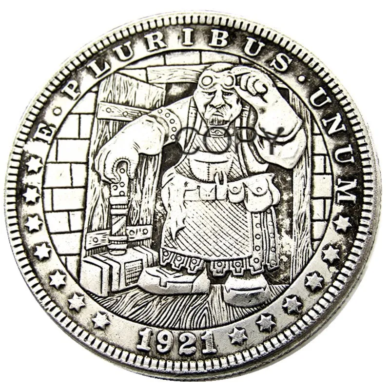 Серебряные реплики монет США Хобо 1921 года HB(32)
Серебряные реплики монет США Хобо 1921 года HB(32)