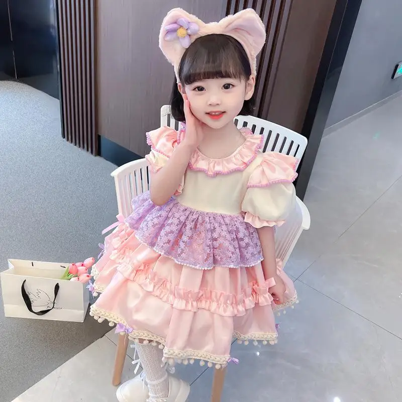 Cekcya Girls Spanish Pink Dresses Toddler Girls Lolita Princess Ball Gown Infant Birthday Clothes Eid Baby Baptism Dress
Cekcya Girls Spanish Pink Dresses Toddler Girls Lolita Princess Ball Gown Infant Birthday Clothes Eid Baby Baptism Dress