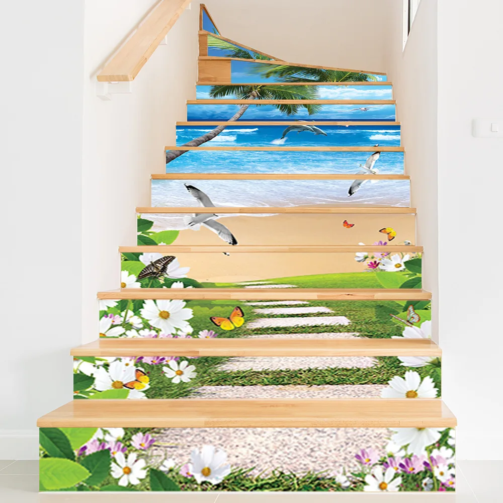 New Wooded Path Stone ladder Stairway Wall Sticker Stair Step Floor Decoration Wallpaper Peel & Stick Waterproof PVC Art Mural
New Wooded Path Stone ladder Stairway Wall Sticker Stair Step Floor Decoration Wallpaper Peel & Stick Waterproof PVC Art Mural