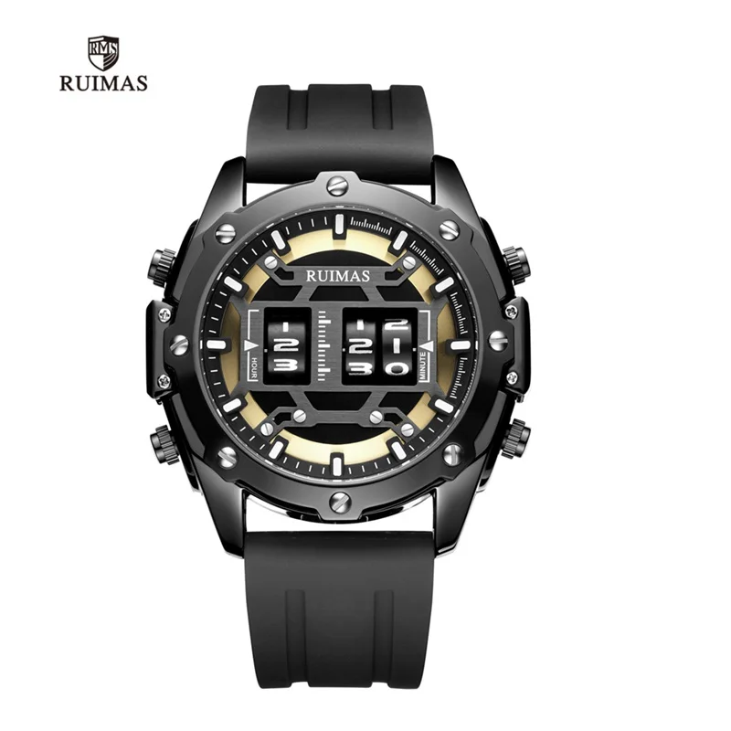 RUIMAS Top Brand Men's Business Casual Strap Luxury Quartz watch Sport Waterproof clock for Male Chronograph Relogio Masculino
RUIMAS Top Brand Men's Business Casual Strap Luxury Quartz watch Sport Waterproof clock for Male Chronograph Relogio Masculino