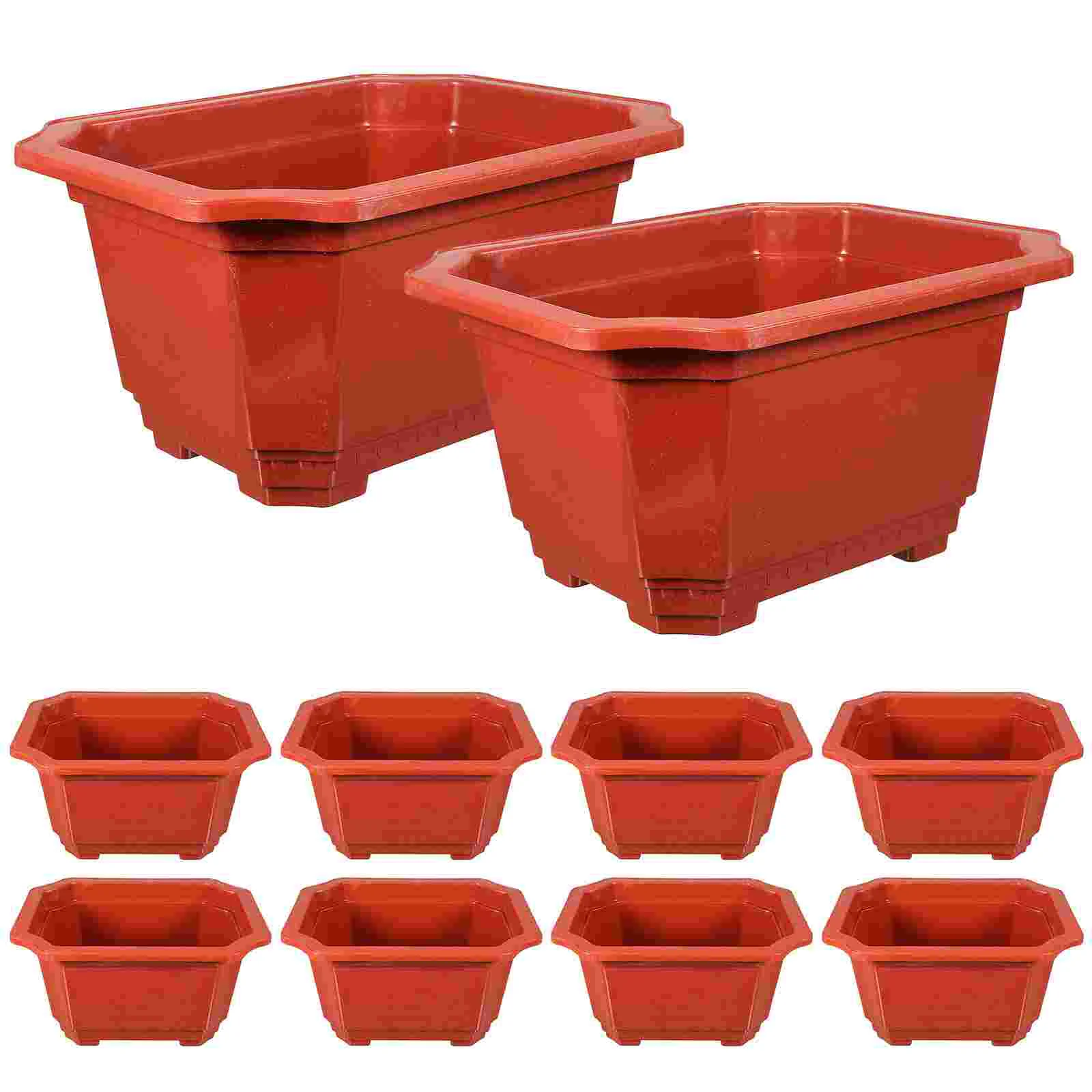 Oval Bonsai Planter Pot Drainage Hole Flowerpot Plastic Outdoor Planters Gardening Container
Oval Bonsai Planter Pot Drainage Hole Flowerpot Plastic Outdoor Planters Gardening Container