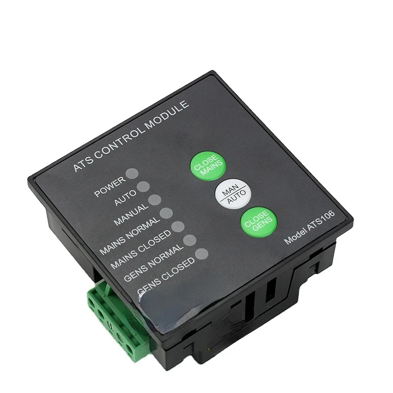 ATS106 Controller Generator Control Module Auto Start Panel Automatic Transfer Switch Control Module
ATS106 Controller Generator Control Module Auto Start Panel Automatic Transfer Switch Control Module