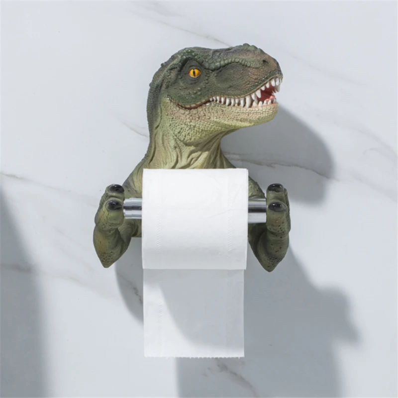 Resin Dinosaur Tissue Holder Box Toilet Waterproof Towel Holder Toilet Modern Paper Towel Holder Punch-free Bathroom Accessory
Resin Dinosaur Tissue Holder Box Toilet Waterproof Towel Holder Toilet Modern Paper Towel Holder Punch-free Bathroom Accessory