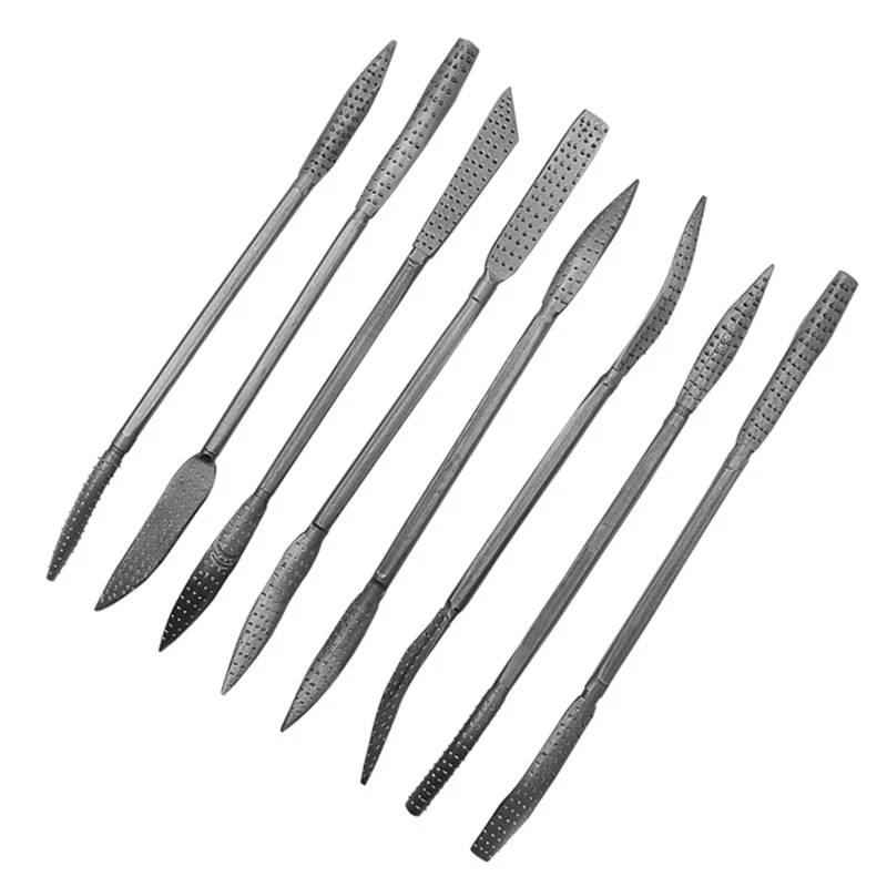 Wood Riffler File Set 8PCS Double Ended Burrs For Woodworking Carving Hand Tools Needle File
Wood Riffler File Set 8PCS Double Ended Burrs For Woodworking Carving Hand Tools Needle File
