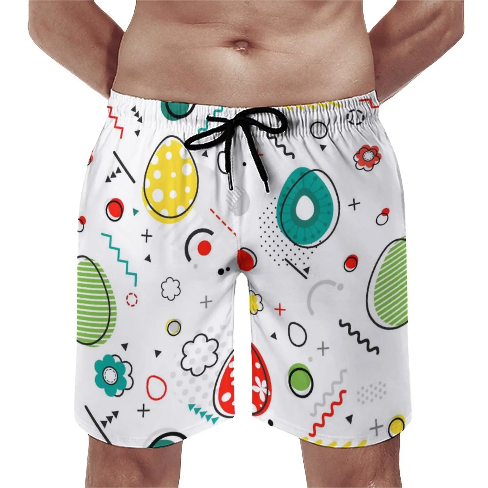 Easter Egg Board Shorts Memphis Style Pattern Bathing Swimming Trunks Polyester Men Swim Trunks
Easter Egg Board Shorts Memphis Style Pattern Bathing Swimming Trunks Polyester Men Swim Trunks