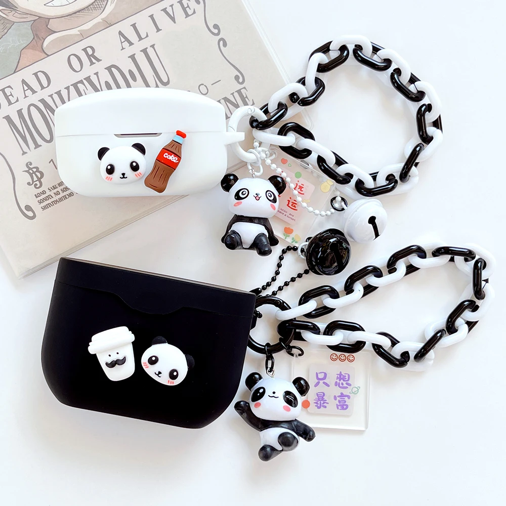 Cute Panda Earphone Cover for Sony WF-1000XM4 Case for SONY WF-1000XM3 Case TWS Headphone Silicone Case with Lucky Keychain
Cute Panda Earphone Cover for Sony WF-1000XM4 Case for SONY WF-1000XM3 Case TWS Headphone Silicone Case with Lucky Keychain