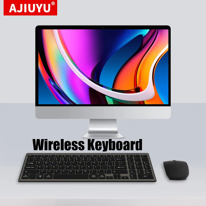Thin 2.4G Wireless Keyboard For iMac 24 21.5 27 Inch iMac Pro mini Bluetooth Keyboard For Windows MacOS Full Size Keyboard Mouse
Thin 2.4G Wireless Keyboard For iMac 24 21.5 27 Inch iMac Pro mini Bluetooth Keyboard For Windows MacOS Full Size Keyboard Mouse