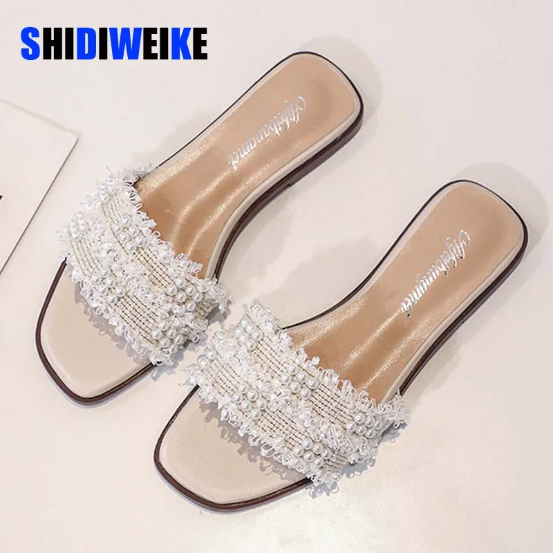 New Summer Slippers Women's Outer Wear Girl's Heart Beaded Ins Trendy Korean Fashion All-Matching Internet Hot Slippers AD1973
New Summer Slippers Women's Outer Wear Girl's Heart Beaded Ins Trendy Korean Fashion All-Matching Internet Hot Slippers AD1973