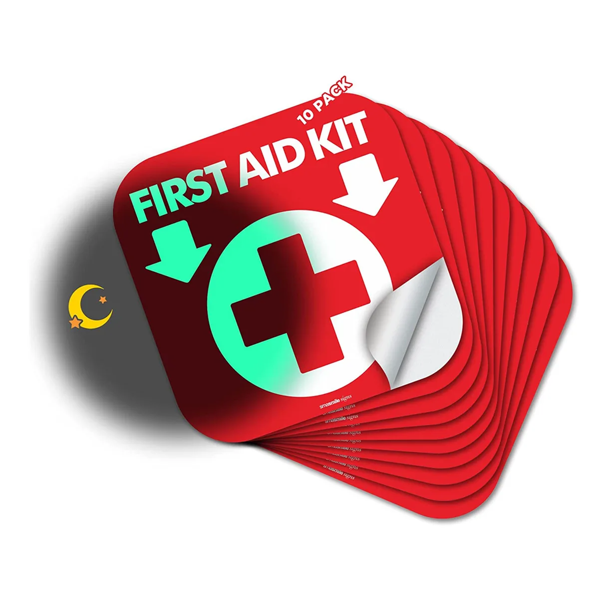 First Aid Kit Sign Medical Box Signs Stickers 6 inch Photoluminescent Survival Kits Accessories Glows for Up To 8 Hours
First Aid Kit Sign Medical Box Signs Stickers 6 inch Photoluminescent Survival Kits Accessories Glows for Up To 8 Hours