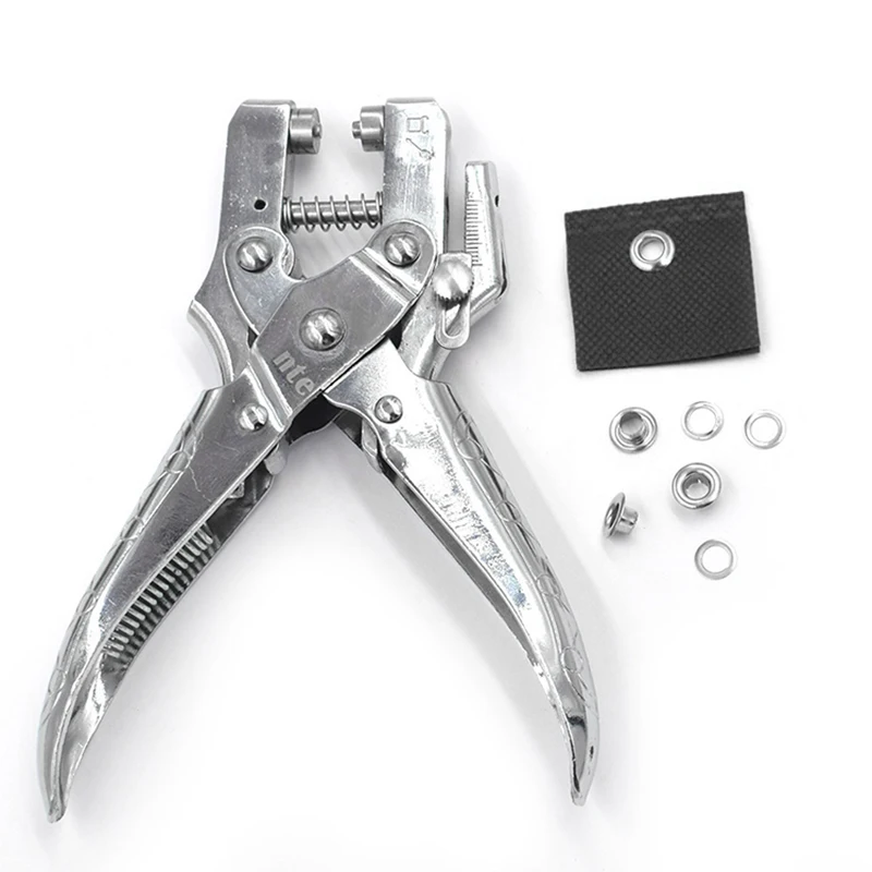 (100sets / 5mm Eyelets+ installation tool) Leverage pliers Metal stomatal Rivets Button mold Portable button mounting pliers
(100sets / 5mm Eyelets+ installation tool) Leverage pliers Metal stomatal Rivets Button mold Portable button mounting pliers