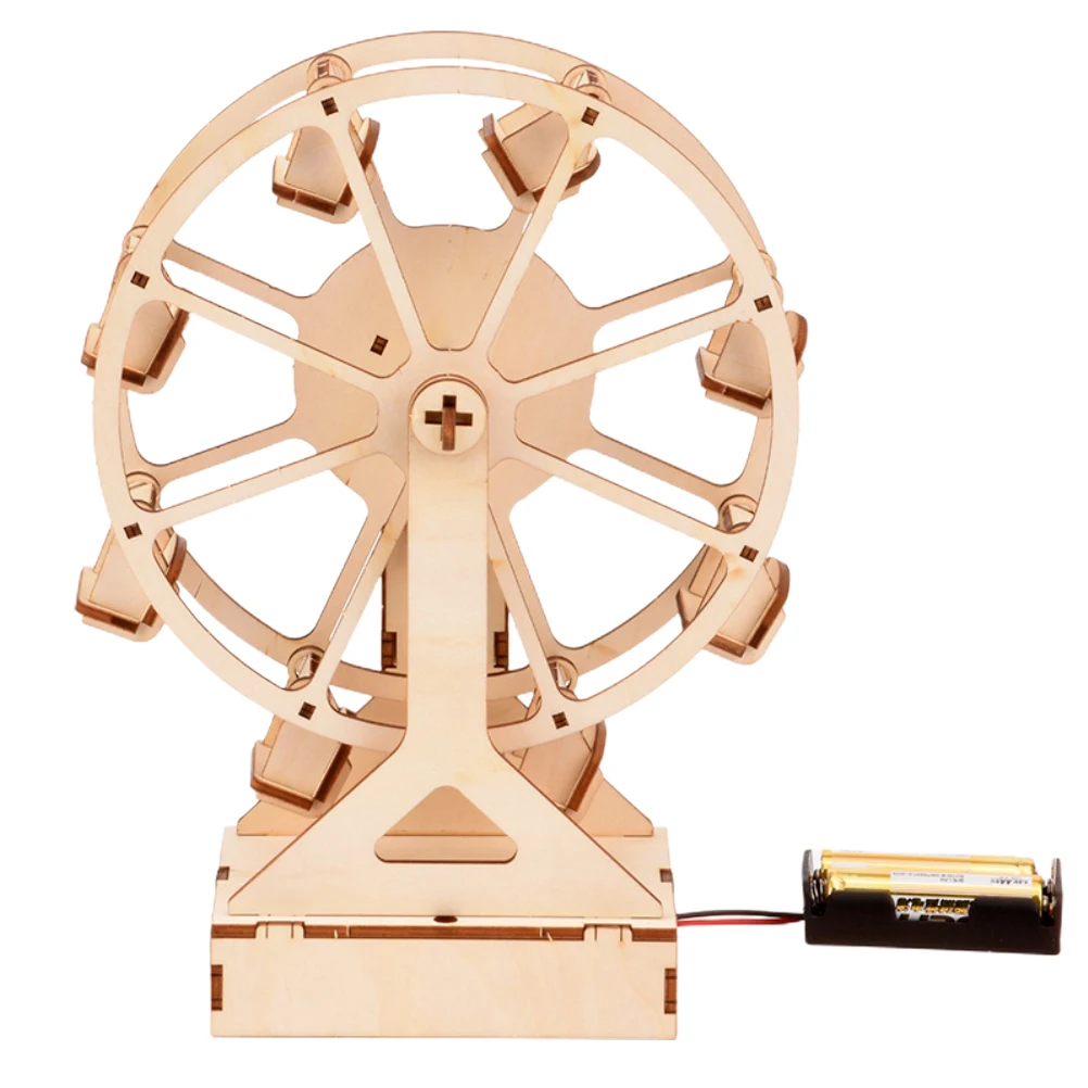 DIY Ferris Wheel Music Box Wooden Puzzle Anti-fall Durable Hand-made Puzzle Assembly Toy For Kids
DIY Ferris Wheel Music Box Wooden Puzzle Anti-fall Durable Hand-made Puzzle Assembly Toy For Kids