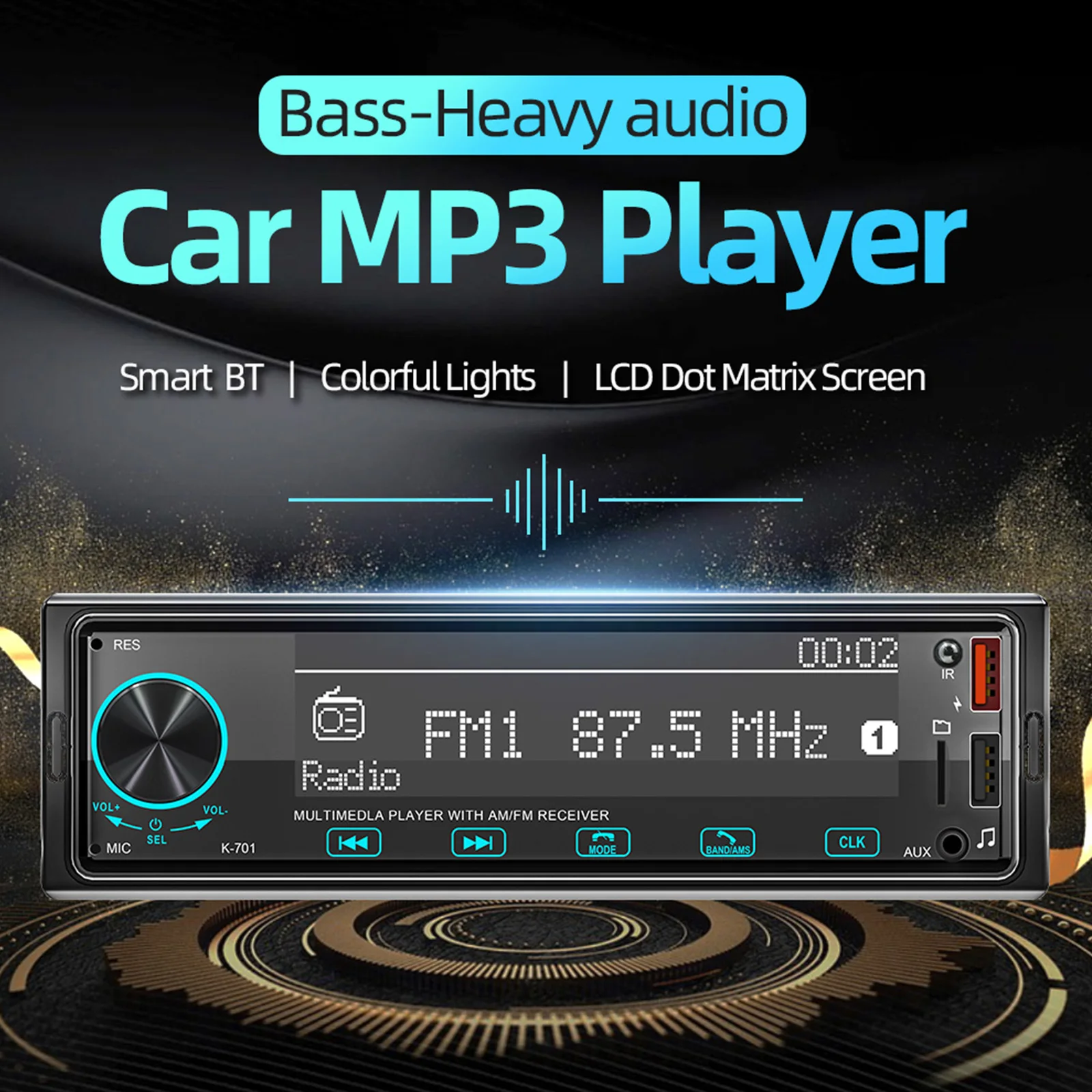Автомобильный MP3-плеер, mp3-плеер с Полноразмерным сенсорным экраном 5D, с TF-картой, AUX аудио входом, BT разъемом, FM-радио, Типоразмер 1DIN
Автомобильный MP3-плеер, mp3-плеер с Полноразмерным сенсорным экраном 5D, с TF-картой, AUX аудио входом, BT разъемом, FM-радио, Типоразмер 1DIN