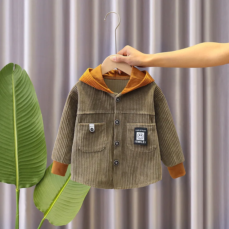 New Spring Autumn Children Hooded Coats Cardigan Boys Corduroy Splicing Loose Jackets Baby Toddler Outwear Girl Winter Clothes
New Spring Autumn Children Hooded Coats Cardigan Boys Corduroy Splicing Loose Jackets Baby Toddler Outwear Girl Winter Clothes
