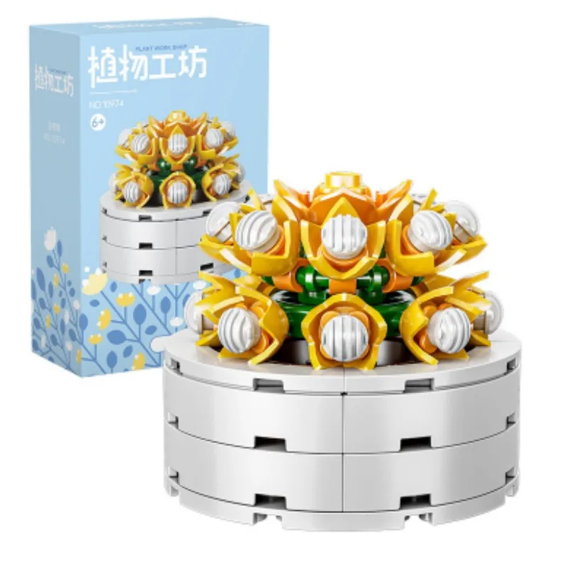 Building blocks bouquet 3D model toy home decoration plant potted star pocket assembled building blocks girl toy children's gift
Building blocks bouquet 3D model toy home decoration plant potted star pocket assembled building blocks girl toy children's gift