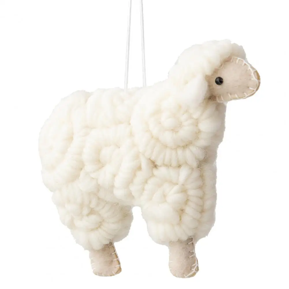 Adorable Sheep Hanging Pendant DIY Sheep Doll Pendant Nordic Style Little Sheep Pendant Xmas Decoration Ornamental
Adorable Sheep Hanging Pendant DIY Sheep Doll Pendant Nordic Style Little Sheep Pendant Xmas Decoration Ornamental
